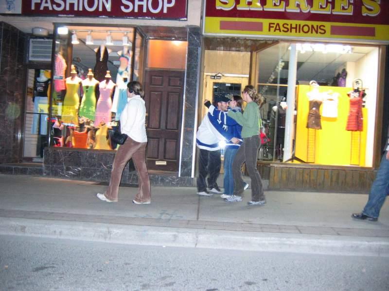 Downtown Toronto after Leafs won the Quarter Finals 44.JPG